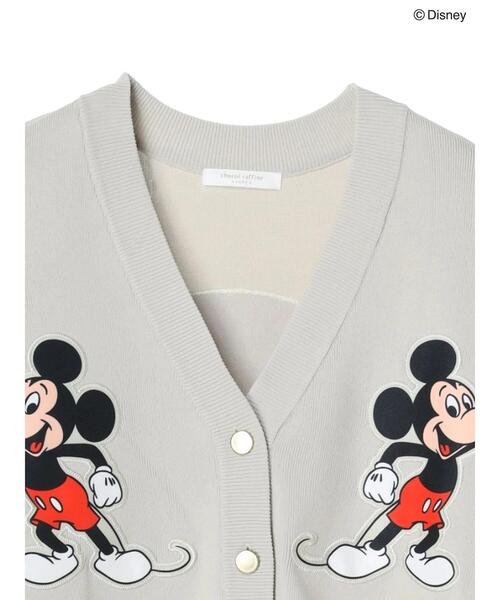 Disney（ディズニー）の「Disney100 / ミッキーマウス・クラブ パッチワークカーディガン（カーディガン/ボレロ・レディース・ライトグレー/キャメル・FREE）」の9枚目の写真