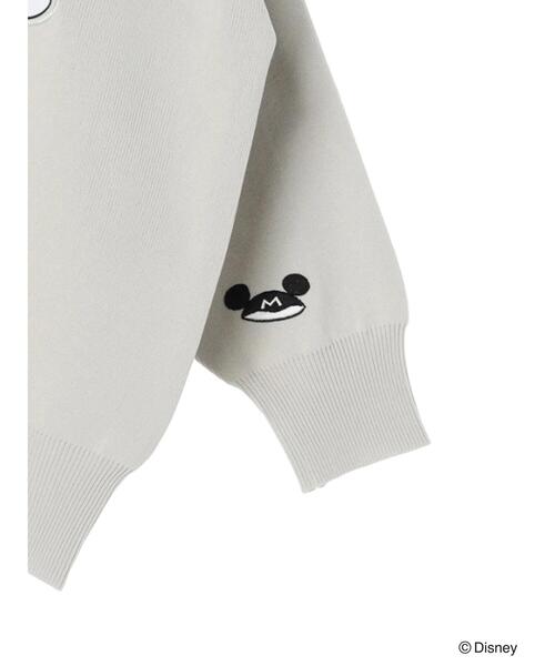 Disney（ディズニー）の「Disney100 / ミッキーマウス・クラブ パッチワークカーディガン（カーディガン/ボレロ・レディース・ライトグレー/キャメル・FREE）」の10枚目の写真