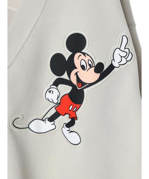 Disney（ディズニー）の「Disney100 / ミッキーマウス・クラブ パッチワークカーディガン（カーディガン/ボレロ・レディース・ライトグレー/キャメル・FREE）」の13枚目の写真