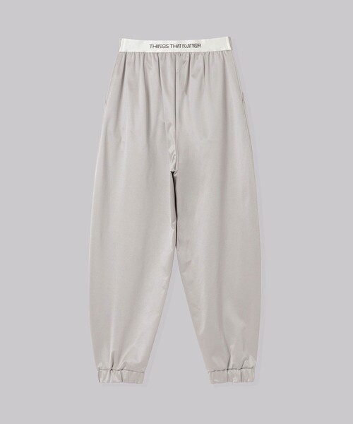 THINGS THAT MATTER（シングス ザット マター）の「【THINGS THAT MATTER/(シングス ザット マター)】NEW SATIN JERSEY JOG PANTS/NEWサテンジャージージョグパンツ（その他パンツ・レディース・ライトグレー/ブラック/ベージュ・1/2）」の11枚目の写真