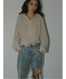 AMAIL（アマイル）の「Mix bulky hood knit（ニット/セーター）」 - WEAR