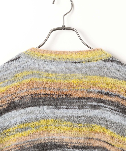BAYFLOW（ベイフロー）の「【YOU are YOU】【スタッフ企画】ブークレボーダープルオーバー【SETUP対応】（ニット/セーター・レディース・ブルー/イエロー・FREE）」の21枚目の写真