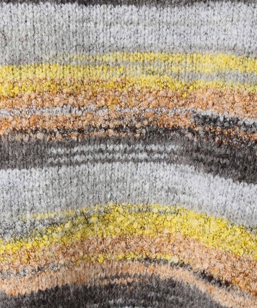 BAYFLOW（ベイフロー）の「【YOU are YOU】【スタッフ企画】ブークレボーダープルオーバー【SETUP対応】（ニット/セーター・レディース・ブルー/イエロー・FREE）」の22枚目の写真