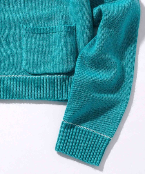 MARNI（マルニ）の「MARNI(マルニ)Kids & Junior カシミアブレンド長袖ニットカーディガン（カーディガン/ボレロ・キッズ・オフホワイト/ターコイズブルー・12Y/10Y/14Y）」の7枚目の写真