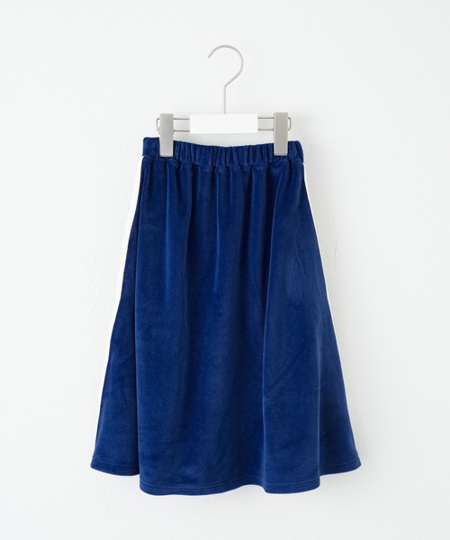 CIAOPANIC TYPY(チャオパニックティピー)の「【WEB限定】【KIDS】ベロアサイドライントラックスカート(スカート・キッズ・ネイビー/ブラック・XL/XXL/M/L/S)」の7枚目の写真