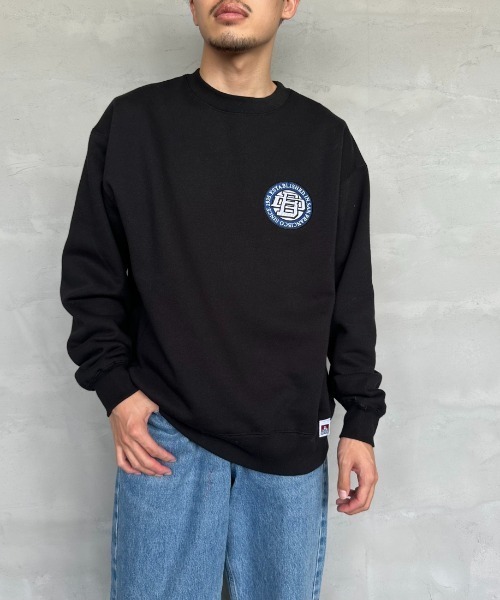 BEN DAVIS（ベンデイビス）の「[BEN DAVIS/ベンデイビス] バックワッペンロゴ クルーネックスウェット（スウェット・レディース・カーキ/ブラック/オートミール・XL/M/L）」の18枚目の写真