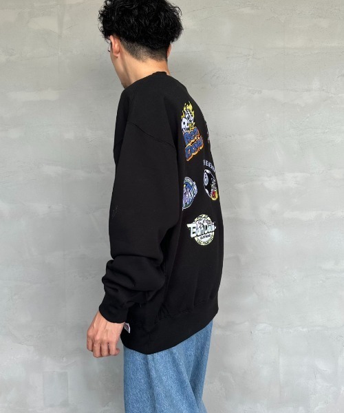 BEN DAVIS（ベンデイビス）の「[BEN DAVIS/ベンデイビス] バックワッペンロゴ クルーネックスウェット（スウェット・レディース・カーキ/ブラック/オートミール・XL/M/L）」の22枚目の写真