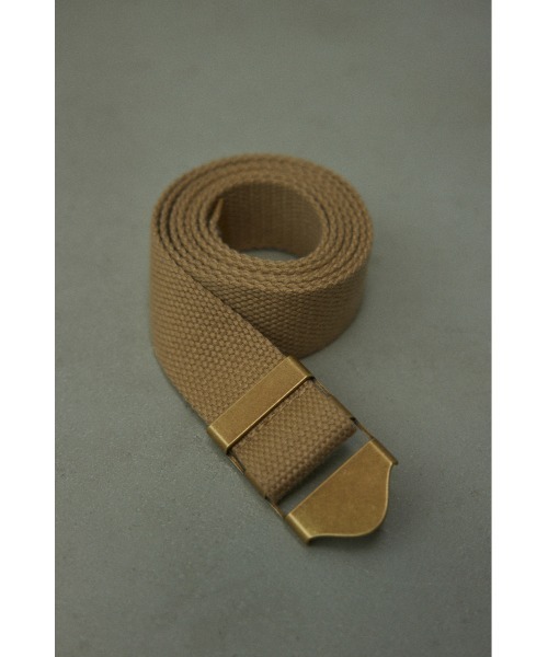 BLACK BY MOUSSY（ブラックバイマウジー）の「tape belt(テープベルト）（ベルト・レディース・ベージュ/ブラック/オフホワイト・FREE）」の3枚目の写真