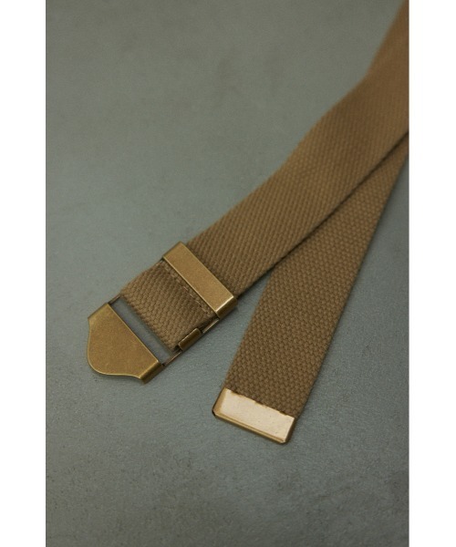 BLACK BY MOUSSY（ブラックバイマウジー）の「tape belt(テープベルト）（ベルト・レディース・ベージュ/ブラック/オフホワイト・FREE）」の4枚目の写真