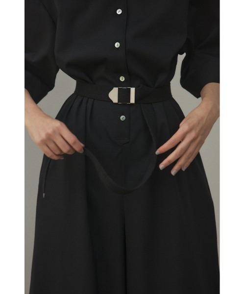 BLACK BY MOUSSY（ブラックバイマウジー）の「tape belt(テープベルト）（ベルト・レディース・ベージュ/ブラック/オフホワイト・FREE）」の12枚目の写真