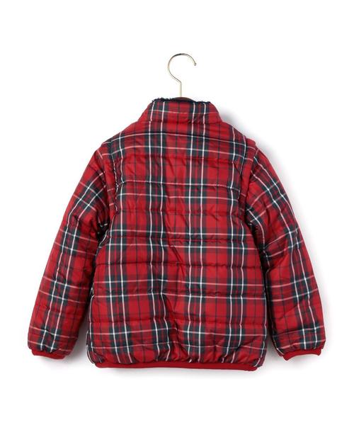 green label relaxing（グリーンレーベルリラクシング）の「【KIDS】ナカワタボアブルゾン リバーシブル/ソリッド（ブルゾン・キッズ・ライム/ピンク/その他3/その他2・115cm/125cm/135cm/105cm/95cm）」の17枚目の写真