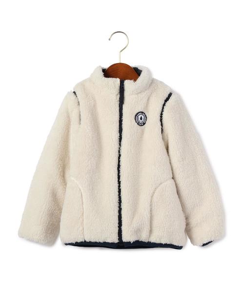 green label relaxing（グリーンレーベルリラクシング）の「【KIDS】ナカワタボアブルゾン リバーシブル/ソリッド（ブルゾン・キッズ・ライム/ピンク/その他3/その他2・115cm/125cm/135cm/105cm/95cm）」の21枚目の写真