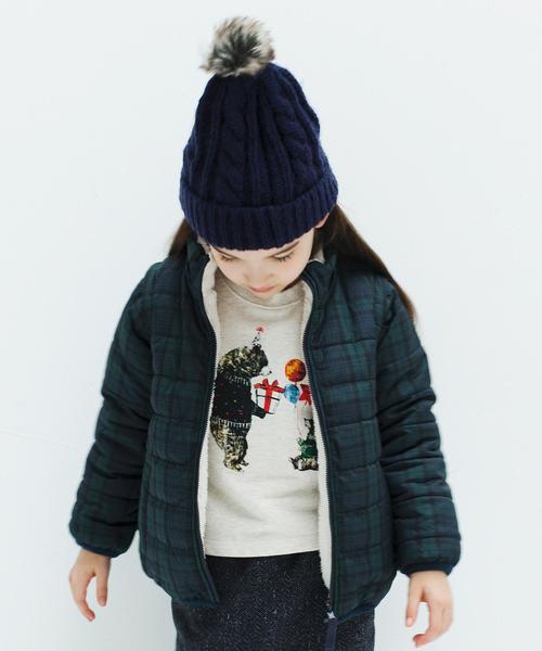 green label relaxing（グリーンレーベルリラクシング）の「【KIDS】ナカワタボアブルゾン リバーシブル/ソリッド（ブルゾン・キッズ・ライム/ピンク/その他3/その他2・115cm/125cm/135cm/105cm/95cm）」の22枚目の写真