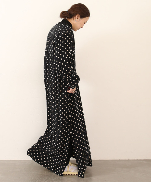 journal standard luxe ドットampleワンピース JOURNAL STANDARD LUXE(ジャーナルスタンダード ラックス)の「ドット