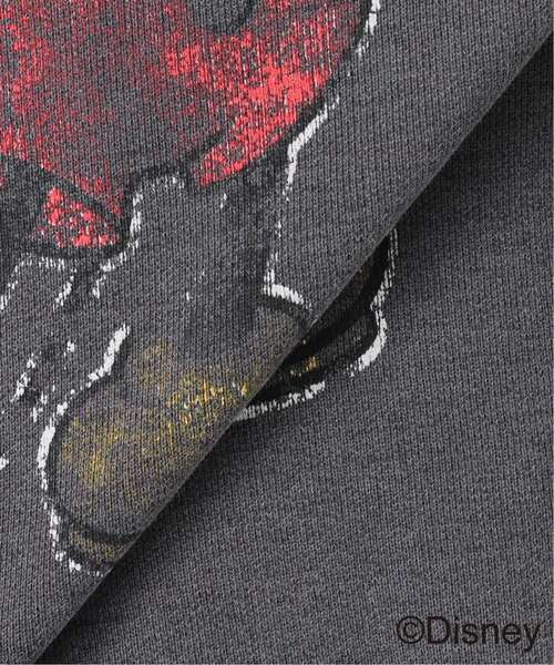 REMI RELIEF(レミレリーフ)の「【REMI RELIEF / レミレリーフ】別注 HARD SP加工裏毛クルー(Mickey Mouse)(スウェット・メンズ・アイボリー/ブラック・XX-LARGE/LARGE/X-LARGE)」の14枚目の写真