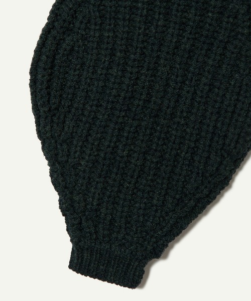 leinwande(ラインヴァンド)の「Hand Knitted Patchwork Cardigan(カーディガン/ボレロ・レディース・ホワイト/ブラック/カーキ・FREE)」の11枚目の写真