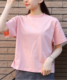 DANTON（ダントン）の「DANTON/ダントン　ショートTEEシャツ　SHORT T-SHIRT　SOLID　DT-C0311 TCB（Tシャツ/カットソー・レディース）」