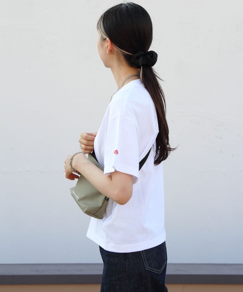 DANTON(ダントン)の「DANTON/ダントン ショートTEEシャツ SHORT T-SHIRT SOLID DT-C0311 TCB(Tシャツ/カットソー・レディース・ホワイト/ブラック/ピンク/グレイッシュベージュ・M)」の6枚目の写真