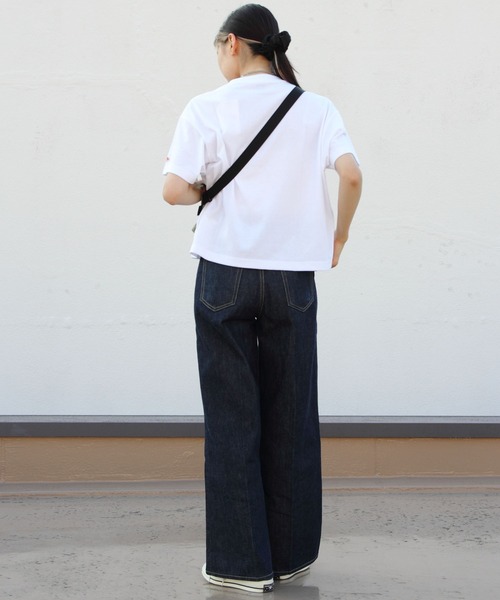 DANTON(ダントン)の「DANTON/ダントン ショートTEEシャツ SHORT T-SHIRT SOLID DT-C0311 TCB(Tシャツ/カットソー・レディース・ホワイト/ブラック/ピンク/グレイッシュベージュ・M)」の11枚目の写真