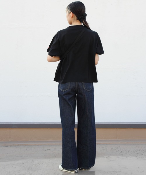DANTON(ダントン)の「DANTON/ダントン ショートTEEシャツ SHORT T-SHIRT SOLID DT-C0311 TCB(Tシャツ/カットソー・レディース・ホワイト/ブラック/ピンク/グレイッシュベージュ・M)」の19枚目の写真