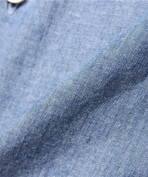 BEAMS F(ビームスエフ)の「◎BEAMS F / ITALY製シャンブレー(シャツ/ブラウス・メンズ・ライトブルー/インディゴブルー・X-SMALL/LARGE/SMALL/MEDIUM)」の6枚目の写真