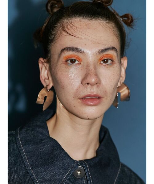 UN3D.（アンスリード）の「IRREGULAR CIRCLE EARRING M / イレギュラーサークルイヤリングM（イヤリング・レディース・ゴールド/シルバー・FREE）」の4枚目の写真