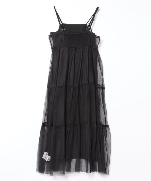 archives（アルシーヴ）の「2ピースチュールティアードキャミ（ワンピース・レディース・ブラック/ブルーグレー/アイボリー・MEDIUM）」の14枚目の写真