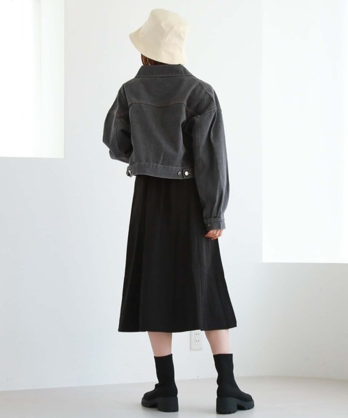 archives（アルシーヴ）の「2ピースチュールティアードキャミ（ワンピース・レディース・ブラック/ブルーグレー/アイボリー・MEDIUM）」の12枚目の写真