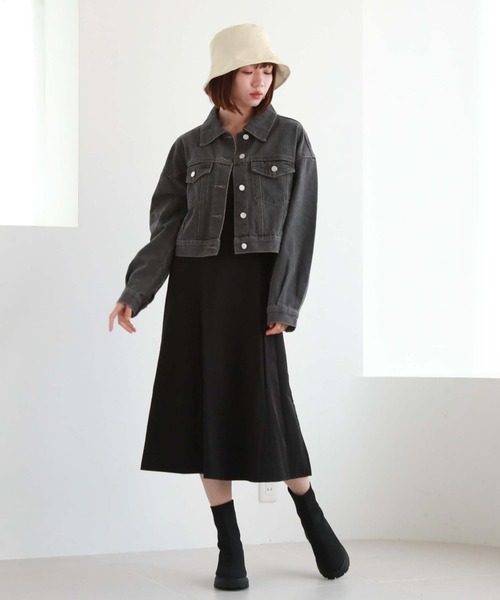 archives（アルシーヴ）の「2ピースチュールティアードキャミ（ワンピース・レディース・ブラック/ブルーグレー/アイボリー・MEDIUM）」の11枚目の写真