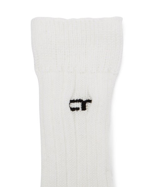ADAM ET ROPE'（アダムエロペ）の「ＡＲロゴリブソックス（ソックス/靴下・レディース・ホワイト/グレー/サックスブルー・FREE）」の7枚目の写真