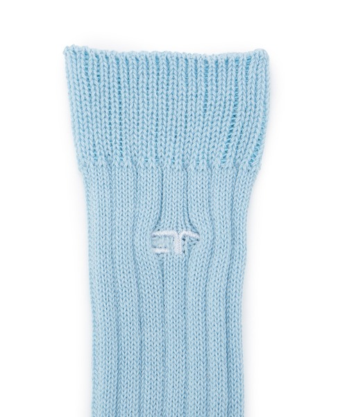 ADAM ET ROPE'（アダムエロペ）の「ＡＲロゴリブソックス（ソックス/靴下・レディース・ホワイト/グレー/サックスブルー・FREE）」の9枚目の写真