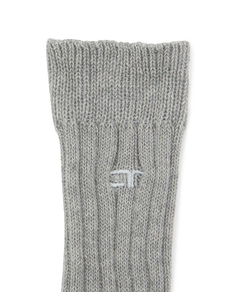 ADAM ET ROPE'（アダムエロペ）の「ＡＲロゴリブソックス（ソックス/靴下・レディース・ホワイト/グレー/サックスブルー・FREE）」の11枚目の写真