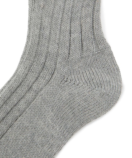ADAM ET ROPE'（アダムエロペ）の「ＡＲロゴリブソックス（ソックス/靴下・レディース・ホワイト/グレー/サックスブルー・FREE）」の12枚目の写真