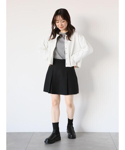 ehka sopo（エヘカソポ）の「ハートボタンスウェットカーディガン（カーディガン/ボレロ・レディース・ブルー/ブラック/ピンク/オフホワイト・F）」の8枚目の写真