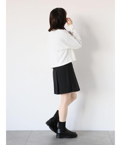 ehka sopo（エヘカソポ）の「ハートボタンスウェットカーディガン（カーディガン/ボレロ・レディース・ブルー/ブラック/ピンク/オフホワイト・F）」の9枚目の写真