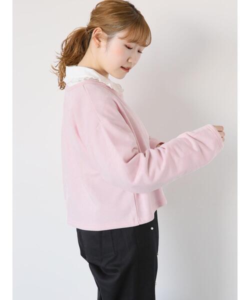 ehka sopo（エヘカソポ）の「ハートボタンスウェットカーディガン