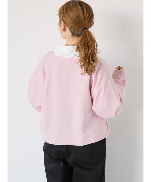 ehka sopo（エヘカソポ）の「ハートボタンスウェットカーディガン（カーディガン/ボレロ・レディース・ブルー/ブラック/ピンク/オフホワイト・F）」の15枚目の写真