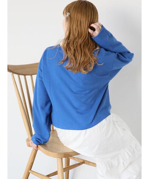 ehka sopo（エヘカソポ）の「ハートボタンスウェットカーディガン（カーディガン/ボレロ・レディース・ブルー/ブラック/ピンク/オフホワイト・F）」の22枚目の写真