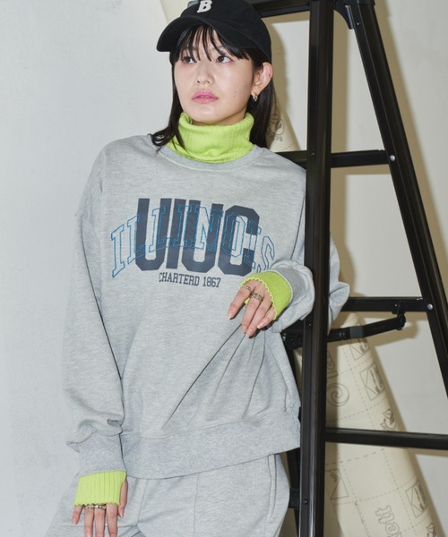 Auntie Rosa Holiday(アンティローザホリデー)の「ロゴ刺繍ルーズスウェット(スウェット・レディース・チャコールグレー/グレー/オレンジ/ナチュラル・FREE)」の10枚目の写真