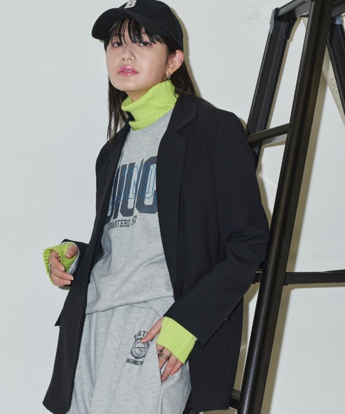 Auntie Rosa Holiday(アンティローザホリデー)の「ロゴ刺繍ルーズスウェット(スウェット・レディース・チャコールグレー/グレー/オレンジ/ナチュラル・FREE)」の15枚目の写真