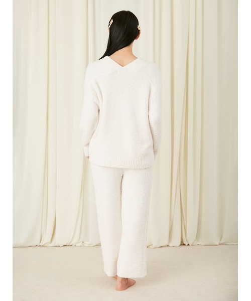 SNIDEL HOME（スナイデルホーム）の「【Melty】ケーブルロングパンツ（ルームウェア/パジャマ・レディース・ブラウン/ピンク/アイボリー・FREE）」の19枚目の写真