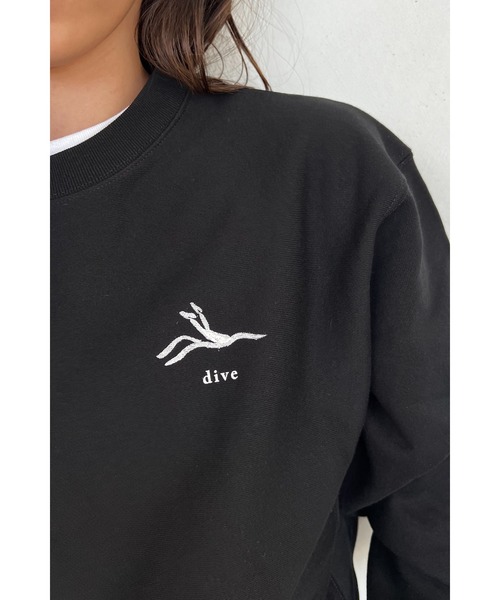 セール】Logo Print Sweatshirt (Dive) /[Dive] スウェット