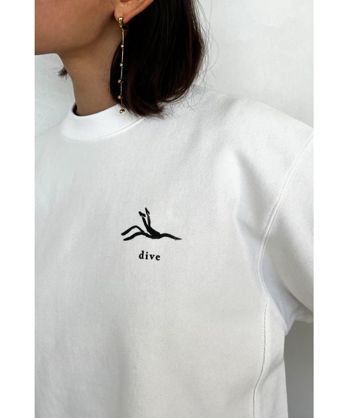 セール】Logo Print Sweatshirt (Dive) /[Dive] スウェット