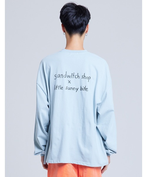 Little sunny bite（リトルサニーバイト）の「【8】【it】【Little Sunny Bite】sandwitch shop x  little sunny bite  My muse LS TEE（Tシャツ/カットソー・レディース・ブラック/サックスブルー/ホワイト・SMALL/MEDIUM）」の11枚目の写真