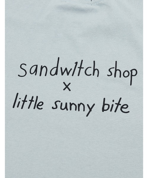 Little sunny bite（リトルサニーバイト）の「【8】【it】【Little Sunny Bite】sandwitch shop x  little sunny bite  My muse LS TEE（Tシャツ/カットソー・レディース・ブラック/サックスブルー/ホワイト・SMALL/MEDIUM）」の4枚目の写真