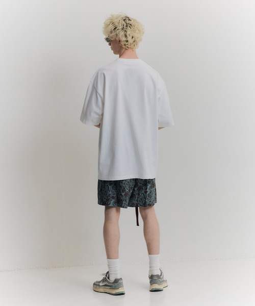 【セール】ヘリンボン織バティック柄リネンショートパンツ【Made in Japan】（その他パンツ）｜NOISE MAKER（ノイズメーカー）