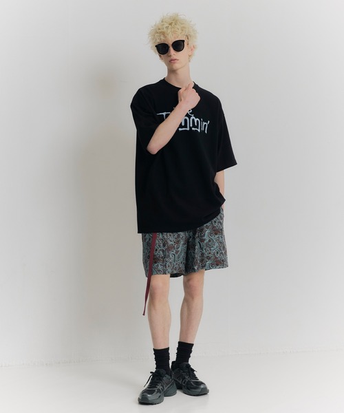 【セール】ヘリンボン織バティック柄リネンショートパンツ【Made in Japan】（その他パンツ）｜NOISE MAKER（ノイズメーカー）