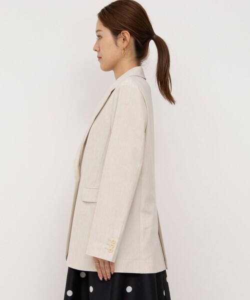 セール】《セットアップ対応》ウォッシャブル麻混ストレッチ