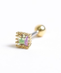 【Peony/ピオニー】/サージカルステンレス 316L スクエアスタッドピアス
