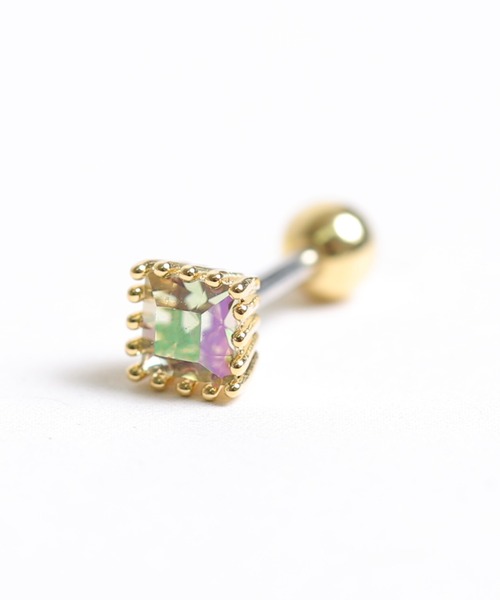 Peony(ピオニー)の「【Peony/ピオニー】/サージカルステンレス 316L スクエアスタッドピアス(ピアス(片耳用)・レディース・ゴールド系1/シルバー系その他2/ゴールド系その他3/ゴールド系その他/シルバー系その他/ゴールド系3/ゴールド系その他5/シルバー系その他3/ゴールド系その他2/シルバー系その他4/ゴールド系その他4/ゴールド系2/ゴールド系4/ゴールド系5/シルバー系その他5・FREE)」の10枚目の写真